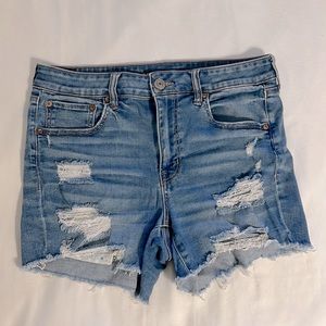 American eagle midi shorts | light wash size 12